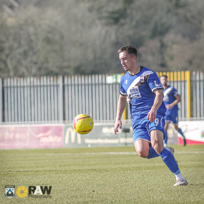 Ben Fawcett came close to scoring